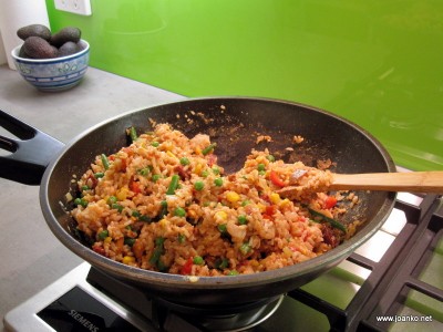 Fried rice in the style of Joan's mum