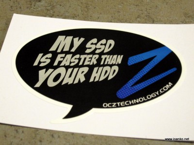 SSD sticker