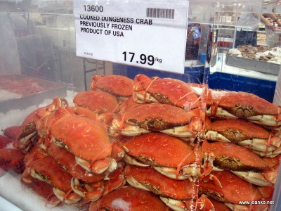 Previous frozen cooked crab, product of USA